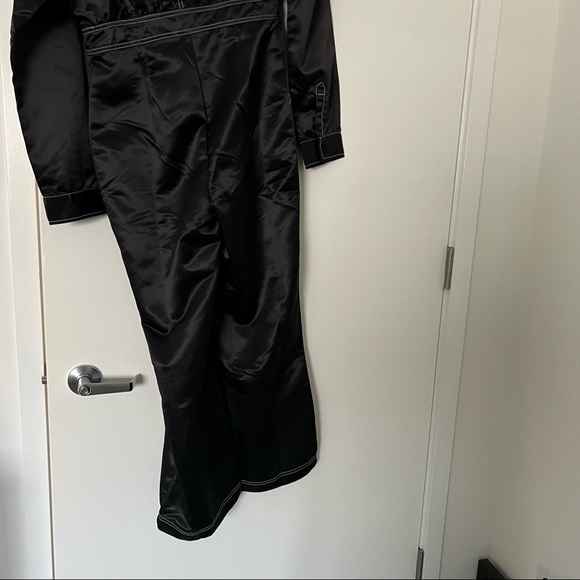 ASOS purchased / Collusion / NWT / satin jumpsuit with contrast stitch / black - Picture 11 of 11